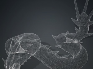 DOWNLOAD BASILIK 3D MODEL ANIMAL PYTHON BASILIK FANTASY DINOSAUR RAPTOR SNAKE DEMON DEVIL REPTILE 3D Model