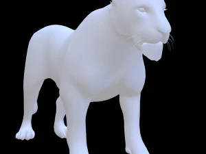 SCARICA MODELLO 3D LEONESSA LEONE - LEONESSA - GATTO - PREDATORE - RAPTOR - CACCIATORE DI FELINI KILLER Leone Modello 3D