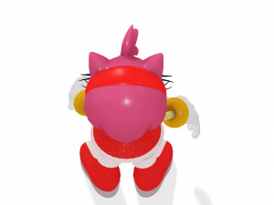 AMY ROSE SONIC AMY ROSE 3D MODEL RIGGED AMY ROSE DRAGON DINOSAUR POKMON SONIC PET AMY ROSE TEDDY 3D Model