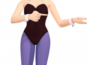 DRAGON BALL LEGENDA BULMA 3D MODEL RIGGED GIRL WOMAN DINOSAUR DRAGON BALL Z LEGENDA BULMA GOKU 3D Модель