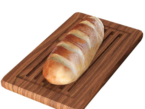 P&Atilde;O FRANC&Ecirc;S SANDU&Iacute;CHE VEGETAL PILHA P&Atilde;O &Aacute;RVORE DE FRUTA FLORESTA FLOR PLANTA COMIDA BEBIDA SUCO NATUREZA Modelo de Impressão 3D