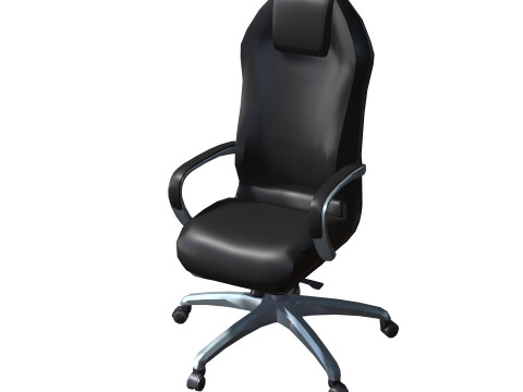 CHAIR SEAT OFFICE FURNITURE HOME GAMER HOUSE TABLE 4 COMPUTER 3D Model