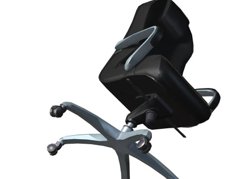 CHAIR SEAT OFFICE FURNITURE HOME GAMER HOUSE TABLE 4 COMPUTER 3D Model