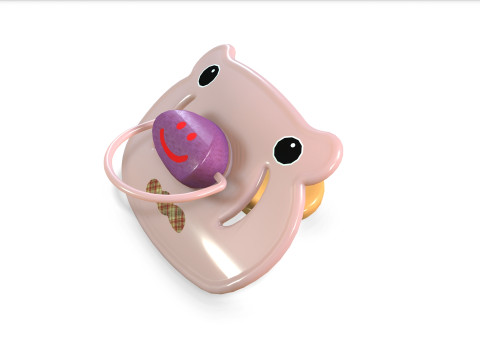 LOLLIPOP PACIFIER CRIB KID CHILDRENS NURSERY BABY PARK GAMES Lollipop Modelo 3D