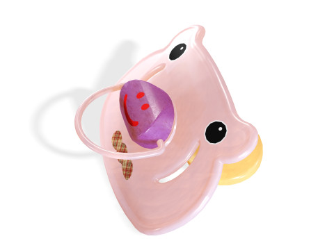 LOLLIPOP PACIFIER CRIB KID CHILDRENS NURSERY BABY PARK GAMES Lollipop Modelo 3D