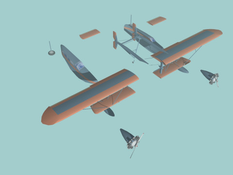 AIRBUS AIRCRAFT VEHICLE TRUCK CAR FOREST SHIP LAND WEAPON RIFLE SOLDIER WORLD WAR CHAINS CHAIN 3D 模型