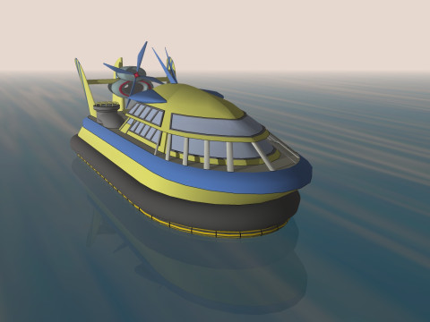 BOAT SHIP THOUSAND SUNNY FOREST GRASS LAND FLYWHEEL WATER SEA RIVER CANDLE 3D Модель