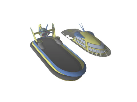 BARCA NAVE MILLE SOLEGGIATO FORESTA ERBA TERRA VOLANO ACQUA MARE FIUME CANDELA Modello 3D