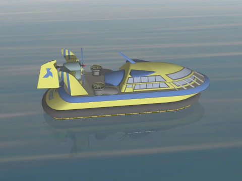 BARCA NAVE MILLE SOLEGGIATO FORESTA ERBA TERRA VOLANO ACQUA MARE FIUME CANDELA Modello 3D