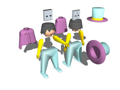 USB MEMORY COMPUTER TV HOME APPLIANCES 2 ELECTRONIC FURNITURE Model 3D