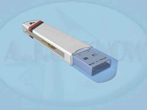 MEMORIA USB COMPUTER TV ELETTRODOMESTICI 3 MOBILI ELETTRONICI Modello 3D