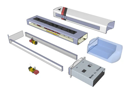 USB MEMORY COMPUTER TV HOME APPLIANCES 3 ELECTRONIC FURNITURE 3D Model