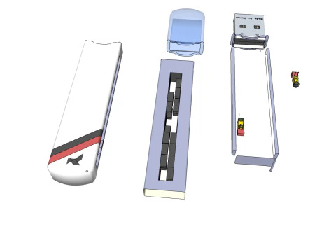 USB MEMORY COMPUTER TV HOME APPLIANCES 3 ELECTRONIC FURNITURE 3D Model