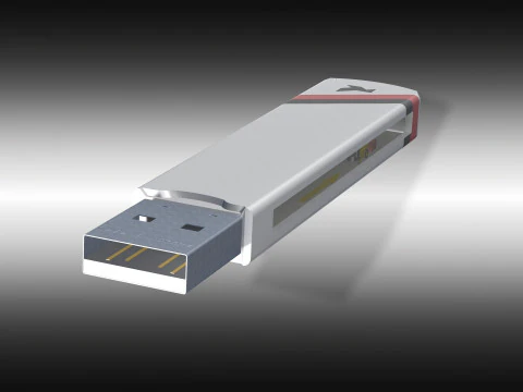 USB MEMORY COMPUTER TV HOME APPLIANCES 3 ELECTRONIC FURNITURE 3D Model