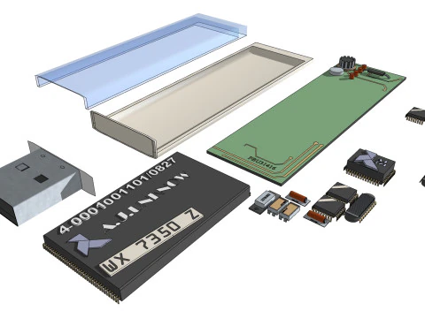 MEMORIA USB COMPUTER TV ELETTRODOMESTICI MOBILI ELETTRONICI Modello 3D