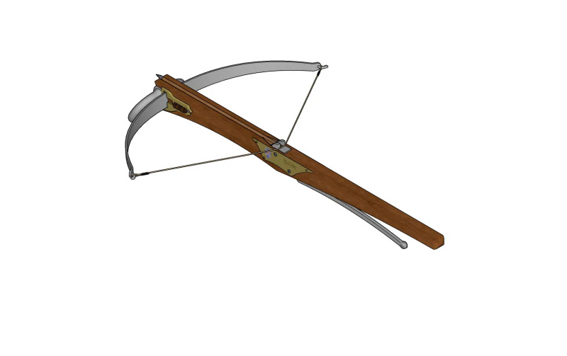 BESTA SETA LANÇA ARCO DE MADEIRA ARMA PISTOLA RIFLE ÁRVORE FLORESTA ARMA RIFLE SOLDADO GUERRA MUNDIAL Modelo 3D .c4d .max .obj .3ds .fbx .stl .blend