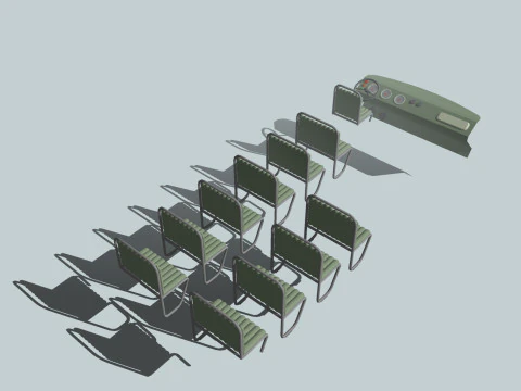 FILOBUS BUS TRENO VEICOLO CAMION AUTO FORESTA CITT&Agrave; TERRA TRANVIA TRAM FUCILE SOLDATO GUERRA MONDIALE CATENE Modello 3D