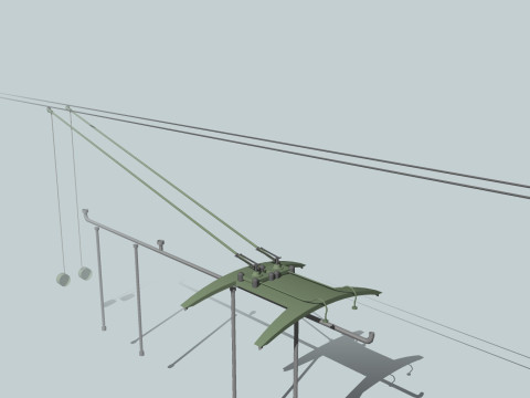 TROLLEYBUS BUS TRAIN VEHICLE TRUCK CAR FOREST CITY LAND TRANVIA TRAM RIFLE SOLDIER WORLD WAR CHAINS Model 3D