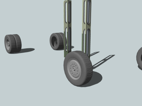 TROLLEYBUS BUS TRAIN VEHICLE TRUCK CAR FOREST CITY LAND TRANVIA TRAM RIFLE SOLDIER WORLD WAR CHAINS Model 3D