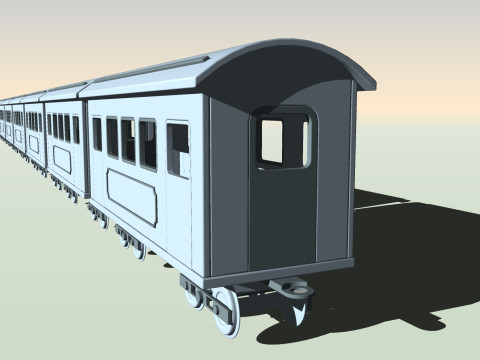 TRAIN VEHICLE TRUCK CAR FOREST WOOD LAND ROAD RIFLE SOLDIER WORLD WAR CHAINS CHAIN FLYWHEEL WH 3D Model