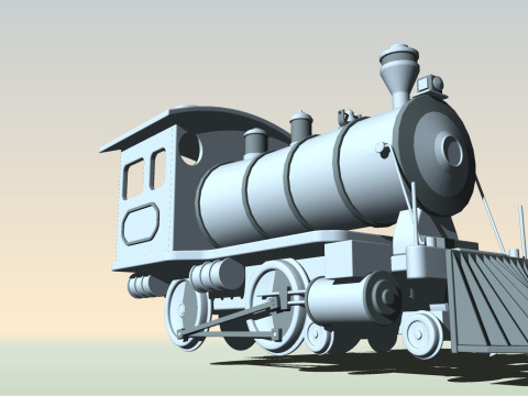 TRAIN VEHICLE TRUCK CAR FOREST WOOD LAND ROAD RIFLE SOLDIER WORLD WAR CHAINS CHAIN FLYWHEEL WH 3D Model