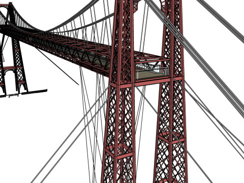 BROOKLYN BRIDGE VEHICLE TRUCK CAR FOREST ROAD LAND STAIRS RIFLE PLATFORM WORLD WAR CHAINS CHAIN FL 3D Model