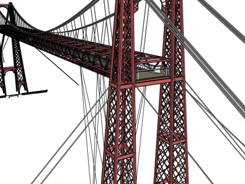 PONTE DI BROOKLYN VEICOLO CAMION AUTO STRADA FORESTALE TERRA SCALE FUCILE PIATTAFORMA GUERRA MONDIALE CATENE CATENA FL Modello 3D