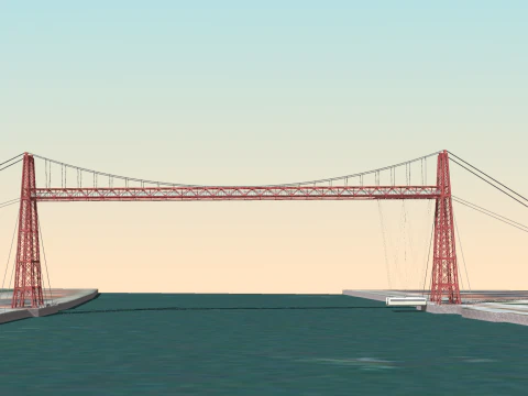 PONTE DI BROOKLYN VEICOLO CAMION AUTO STRADA FORESTALE TERRA SCALE FUCILE PIATTAFORMA GUERRA MONDIALE CATENE CATENA FL Modello 3D