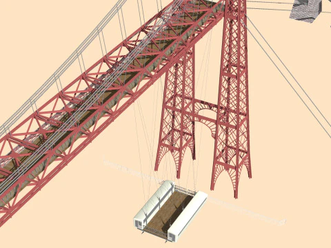 PONTE DI BROOKLYN VEICOLO CAMION AUTO STRADA FORESTALE TERRA SCALE FUCILE PIATTAFORMA GUERRA MONDIALE CATENE CATENA FL Modello 3D
