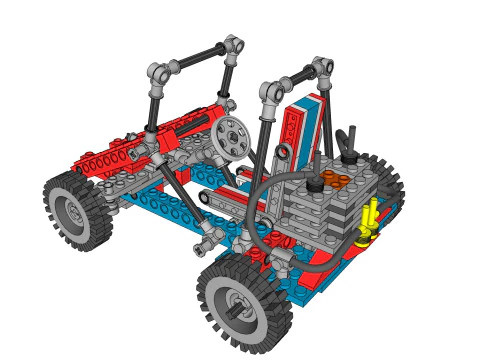 MOBILI VEICOLO CAMION AUTO FORESTA ERBA TERRA ARMA FUCILE SOLDATO GUERRA MONDIALE CATENE CATENA VOLANTE Modello 3D