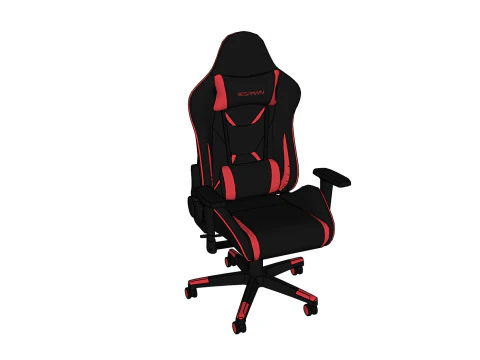 SEDIA SEDILE MOBILI UFFICIO CASA GAMER CASA TAVOLO 26 COMPUTER Modello 3D