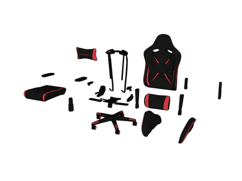 ASSENTO DE CADEIRA M&Oacute;VEIS DE ESCRIT&Oacute;RIO CASA GAMER MESA 26 COMPUTADOR Modelo 3D