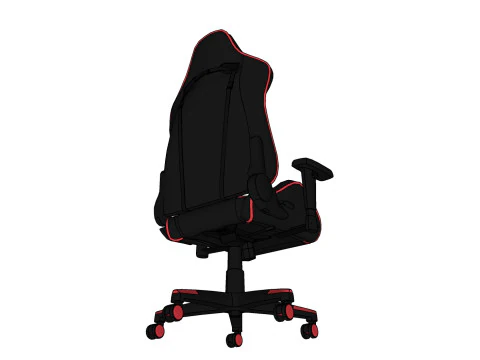 ASSENTO DE CADEIRA M&Oacute;VEIS DE ESCRIT&Oacute;RIO CASA GAMER MESA 26 COMPUTADOR Modelo 3D