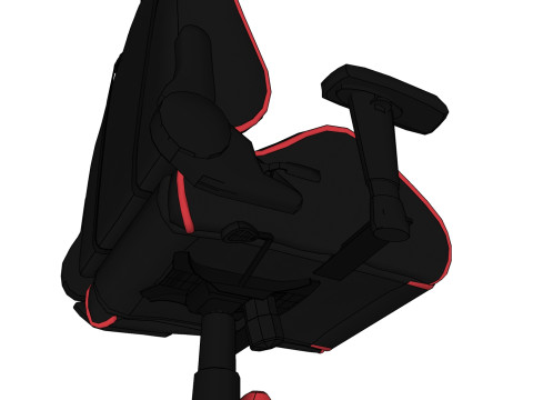 CHAIR SEAT OFFICE FURNITURE HOME GAMER HOUSE TABLE 26 COMPUTER Model 3D