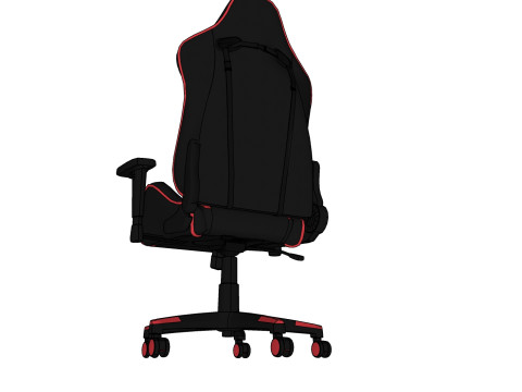 CHAIR SEAT OFFICE FURNITURE HOME GAMER HOUSE TABLE 26 COMPUTER Model 3D