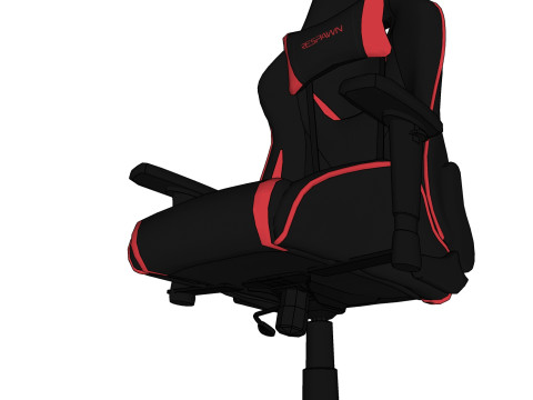 CHAIR SEAT OFFICE FURNITURE HOME GAMER HOUSE TABLE 26 COMPUTER Model 3D