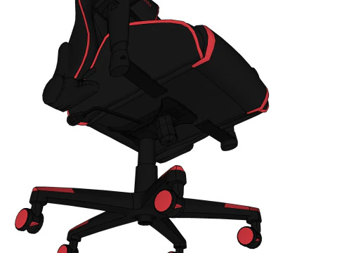 ASSENTO DE CADEIRA M&Oacute;VEIS DE ESCRIT&Oacute;RIO CASA GAMER MESA 26 COMPUTADOR Modelo 3D