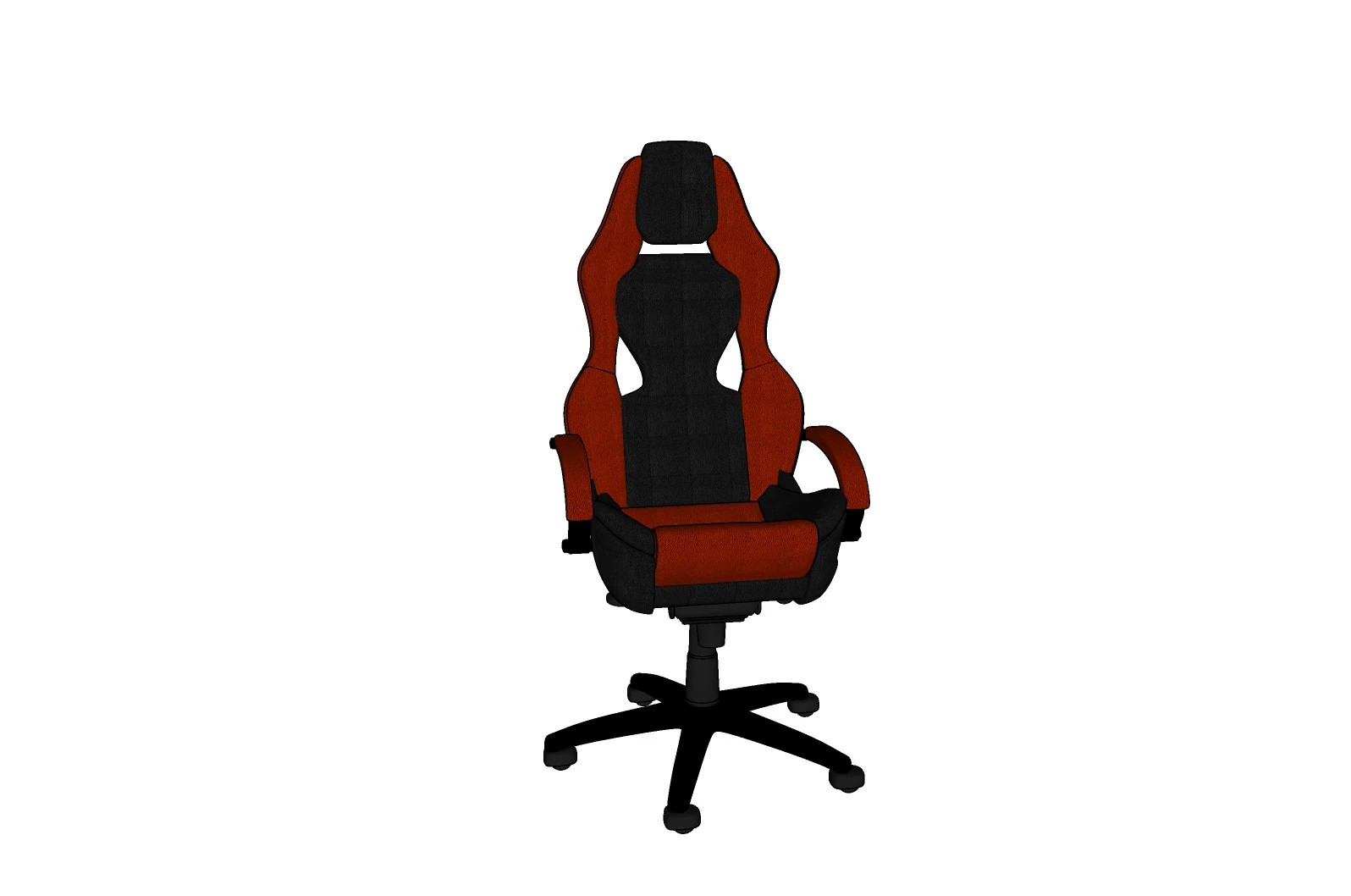 ASSENTO DE CADEIRA M&Oacute;VEIS DE ESCRIT&Oacute;RIO CASA GAMER MESA 24 COMPUTADOR Modelo 3D .c4d .max .obj .3ds .fbx .stl .blend 