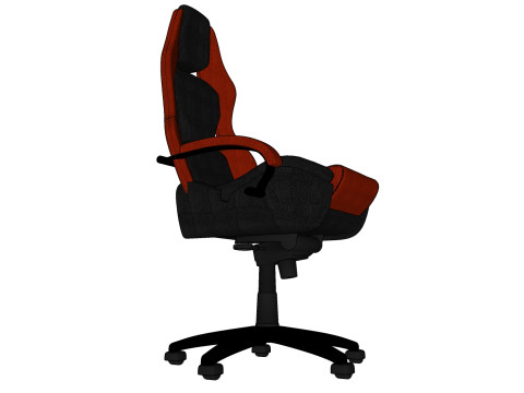 CHAIR SEAT OFFICE FURNITURE HOME GAMER HOUSE TABLE 24 COMPUTER Modello 3D