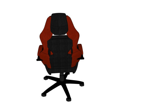CHAIR SEAT OFFICE FURNITURE HOME GAMER HOUSE TABLE 24 COMPUTER Modello 3D