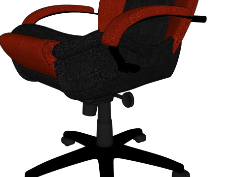 CHAIR SEAT OFFICE FURNITURE HOME GAMER HOUSE TABLE 24 COMPUTER Modello 3D