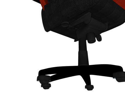 CHAIR SEAT OFFICE FURNITURE HOME GAMER HOUSE TABLE 24 COMPUTER Modello 3D
