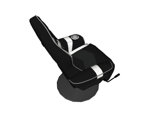 CHAIR SEAT OFFICE FURNITURE HOME GAMER HOUSE TABLE 23 COMPUTER 3D 모델