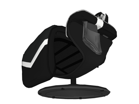 CHAIR SEAT OFFICE FURNITURE HOME GAMER HOUSE TABLE 23 COMPUTER 3D 모델