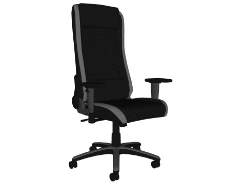 STOEL ZITTING KANTOORMEUBILAIR THUISGAMER EEN HUIS TAFEL COMPUTER 3D Model