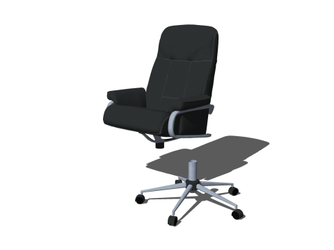 CHAIR SEAT OFFICE FURNITURE HOME GAMER B HOUSE TABLE COMPUTER Modelo 3D