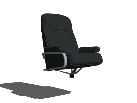CHAIR SEAT OFFICE FURNITURE HOME GAMER B HOUSE TABLE COMPUTER Modelo 3D