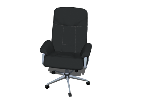 CHAIR SEAT OFFICE FURNITURE HOME GAMER B HOUSE TABLE COMPUTER Modelo 3D