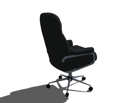 CHAIR SEAT OFFICE FURNITURE HOME GAMER B HOUSE TABLE COMPUTER Modelo 3D