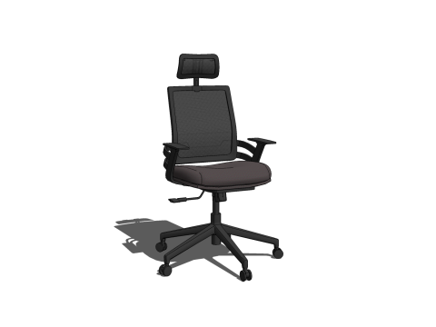 CHAIR SEAT OFFICE FURNITURE HOME D GAMER HOUSE TABLE COMPUTER 3D Model